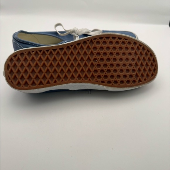 VANS Sneakers Men 6.5 Women 8 Blue Low Top Canvas Shoes Skater Lace Up - Picture 7 of 11